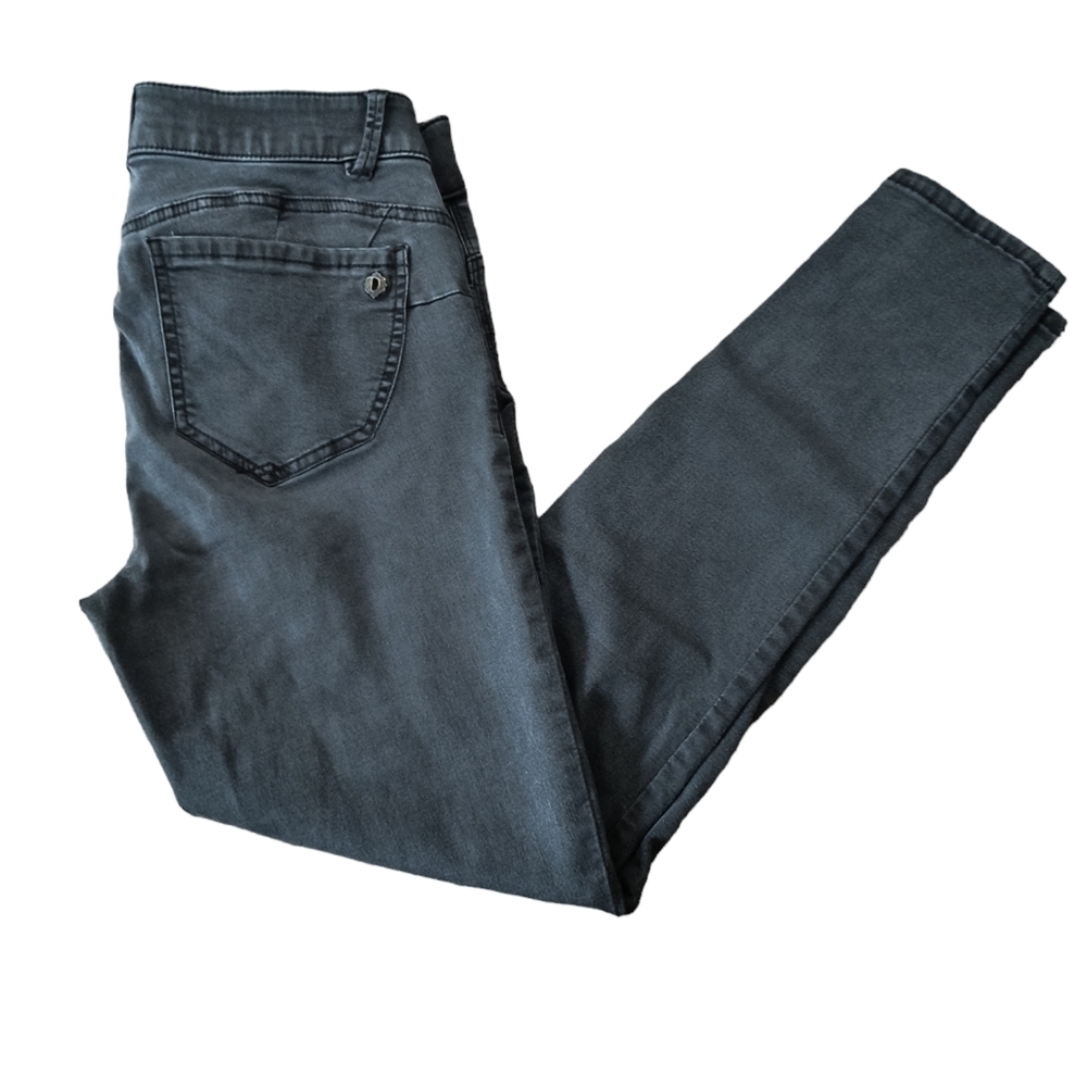 Democracy "Ab"Solution Faded Black Skinny Jeans Size 10